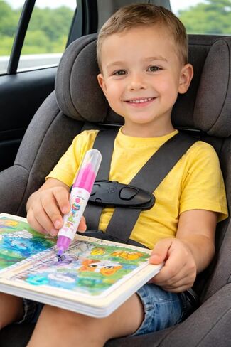 كتب تلوين مائية من FIESTA CART للأطفال الصغار الذين تتراوح أعمارهم بين 2-5 سنوات - 5 عبوات قابلة لإعادة الاستخدام خالية من الفوضى وكتب الرسم المائي للأطفال، وأنشطة السفر للأطفال الصغار، وألعاب مونتيسوري التعليمية للبنين والبنات in Saudi Arabia