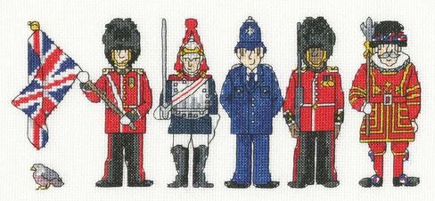 Bothy Threads God Save The King Counted Cross Stitch Kit in Kuwait