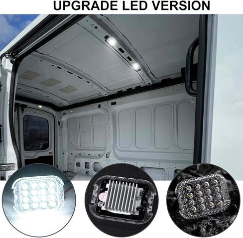 LED المقصورة الداخلية مجاملة مساحة تحميل البضائع قبة الضوء لعام 2015-2024 F-ord Transit 150 250 350 350HD مخصص توصيل مقصورة النقل الإلكتروني سقف قبة ضوء شاحنة مصباح OEM1786050 1903576 in Kuwait
