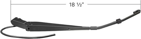 United Pacific 73008 Wiper Arm Assembly for 1990-1999 International Trucks, Direct Replacement to OE - L/H or R/H - ONE Wiper Assembly in Saudi Arabia