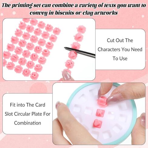 Number & Letter Stamps for Clay, Cookie Stamp Alphabet Stamps for Pottery Small Fondant Embosser Cookie Cutters for Cake Baking Personalized DIY Crafts Polymer Clay in Saudi Arabia
