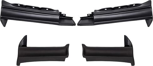 Front Bumper Fillers Set Compatible with 1981-1987 Buick Regal 2 Door, Grand National, T-Type-Regal Replace for GM1088107 GM1089109 Plastic(ABS) Painted Black 4Pcs in Saudi Arabia