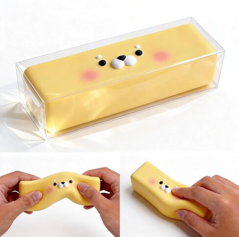 Midou Slow Rising Squishy Butter Squeeze Seal Design Toy 1Pcs Sensory Stress Relief Squishies Soft & Stretchy Fidget Toys for Anxiety Relief Party Favors Stress Balls，Stress Relief & Fidget Toys in Saudi Arabia