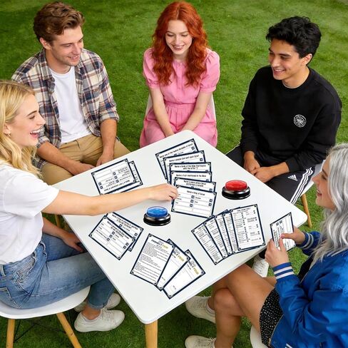 Christian Bible Family Feud Game with 2 Buzzers, Religious Trivia Quiz Card Game for Church Groups, Easter Parties, Team Building and Family Game Night in Saudi Arabia