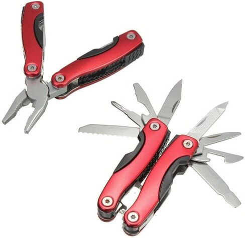 Camping Gear Outdoor Survival Stainless Steel 9 In 1 Portable Multi Tool Plier Camping Accessories Portable in Kuwait
