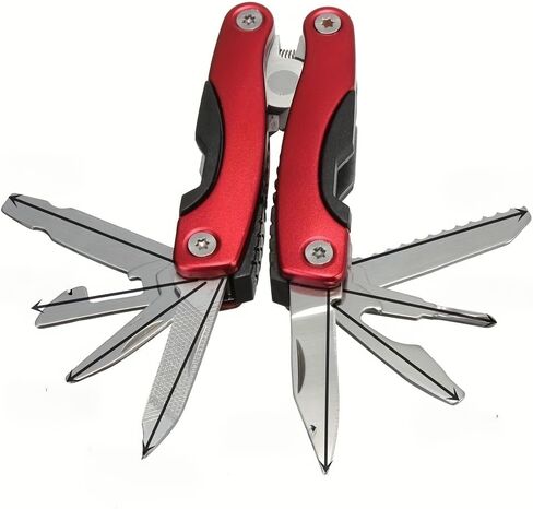 Camping Gear Outdoor Survival Stainless Steel 9 In 1 Portable Multi Tool Plier Camping Accessories Portable in Kuwait