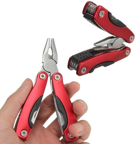 Camping Gear Outdoor Survival Stainless Steel 9 In 1 Portable Multi Tool Plier Camping Accessories Portable in Kuwait