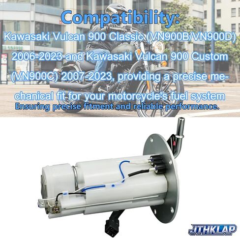 49040-0818 Fuel Pump Assembly for Kawasaki Vulcan 900 Custom 2007-2023 Vulcan 900 Classic LT VN900 2006-2023, Fuel Pump Replacement Replace 49040-0022 in Saudi Arabia