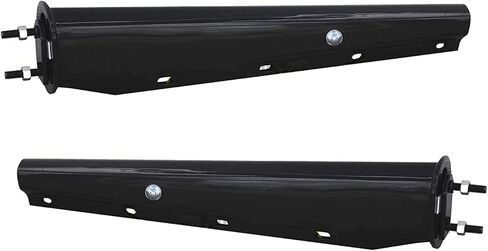 30" Black Straight Mud Flap Hanger 2 1/2" Bolt Pattern Semi Truck Tapered in Saudi Arabia