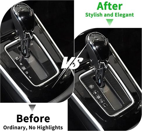WINKA Car Gear Shift Panel Cover Compatible with Nissan Sentra 2016-2021 Center Console Gear Shifter Indicator Panel Auto Gear Shift Knob Frame Trim for Car Carbon Fiber Interiorfor Car Accessories in Saudi Arabia