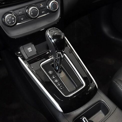 WINKA Car Gear Shift Panel Cover Compatible with Nissan Sentra 2016-2021 Center Console Gear Shifter Indicator Panel Auto Gear Shift Knob Frame Trim for Car Carbon Fiber Interiorfor Car Accessories in Saudi Arabia