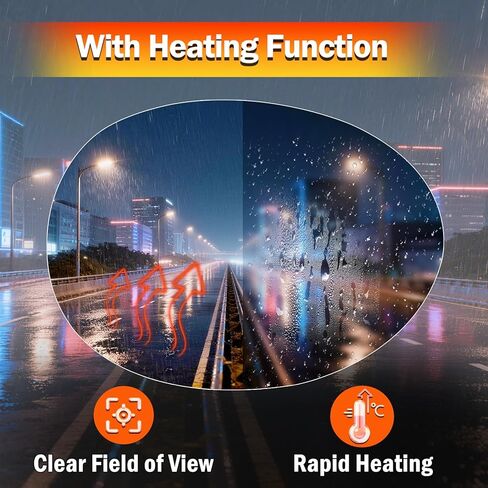 Compatible MINI Cooper Side Mirror Glass Replacement F54 F55 F56 F57 F60 2016-2020,Passenger Side MINI Cooper Rear View Mirror Glass with Power Heated, Replace for 51167366044/51167366040-Right in Saudi Arabia
