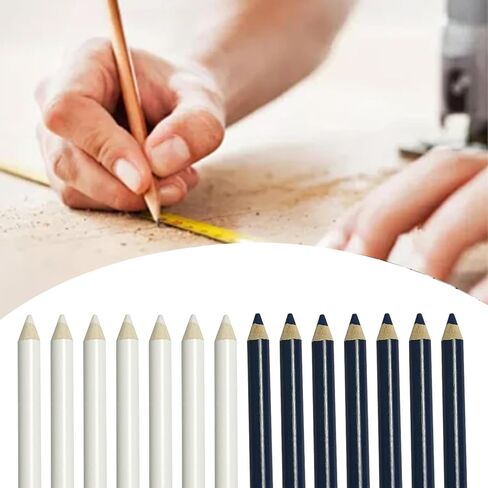 14pcs Fabric Marking Pencils for Sewing – White & Blue Water-Soluble, Washable Tailor’s Chalk Pens with Sharpener & Tape Measure for Dressmaking, Quilting & Craft Projects in Saudi Arabia