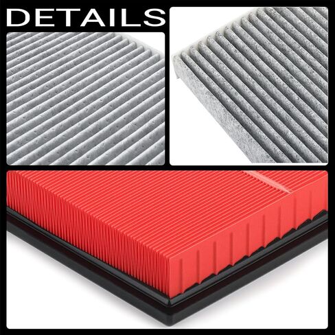 CA12377 CF12157 Engine & Cabin Air Filter for 2019-2022 Toyota Avalon, 18-24 Camry, 20-26 Highlander, 2019-2025 RAV4, 23-25 GR Corolla, 19-25 Lexus ES350, 22-25 NX250/NX350, 23-25 RX350, 24-25 TX350 in Kuwait