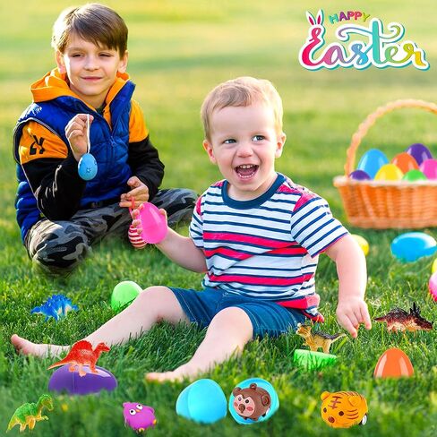 318 pcs Bulk Easter Eggs with Toys inside filled Easter Eggs Filled Fillers Easter Basket Stuffers Easter Egg Hunt Easter Party Favors for Kids Toddlers Boys Girls in Saudi Arabia