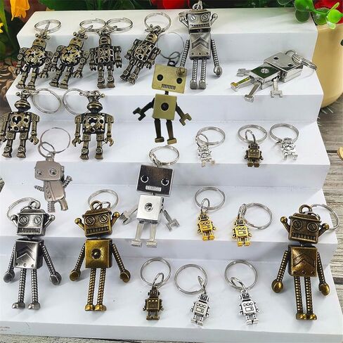 12 Packs Bulk Small Metal Robots for School Summer Holiday Party Favors and End Of Year Students Prizes From Teacher in Kuwait