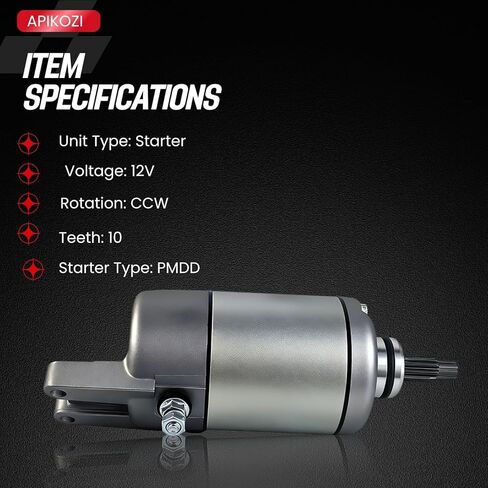 Starter Motor Fits for Foreman Rubicon 500 TRX500FA 2001-2014 TRX500FGA TRX500FPA Rincon GPS 31200-HN2-A01 31200-HN2-003 in Saudi Arabia