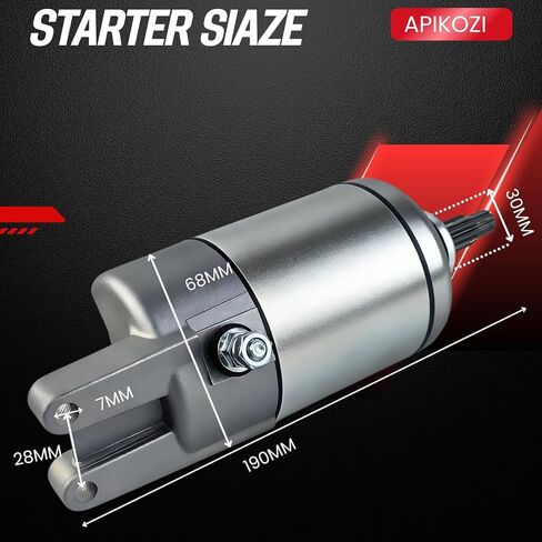 Starter Motor Fits for Foreman Rubicon 500 TRX500FA 2001-2014 TRX500FGA TRX500FPA Rincon GPS 31200-HN2-A01 31200-HN2-003 in Saudi Arabia