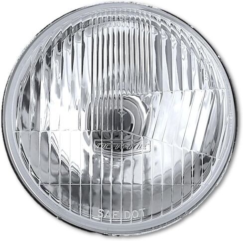 Octane Lighting 5-3/4" Motorcycle 6V Headlight Headlamp Halogen H4 Light Bulb 6 Volt 35/35W in Saudi Arabia