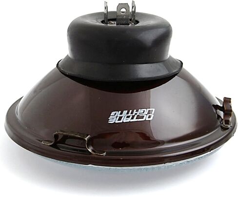 Octane Lighting 5-3/4" Motorcycle 6V Headlight Headlamp Halogen H4 Light Bulb 6 Volt 35/35W in Saudi Arabia