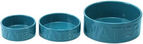 Park Life Designs Classic Food Small Pet Bowl, 5.25-Inch Diameter, Ceramic, Azure in Saudi Arabia