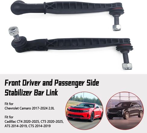 K750672 K750673 Front Driver Side Stabilizer Bar (for RWD), Fit for Cadillac CT4 CT5 2020-2025, ATS CTS 2014-2019, Chevrolet Camaro 2017-2024 2.0L, Front Sway Bar Link Replace 20761141 20761142 in Saudi Arabia