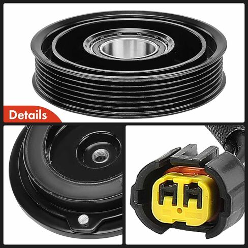 A-Premium Air Conditioner AC Compressor Clutch Kit Compatible with Hyundai Kona 2018 2019 2020 2021, 1.6L in Kuwait