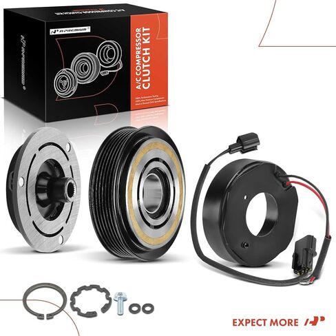 A-Premium Air Conditioner AC Compressor Clutch Kit Compatible with Hyundai Kona 2018 2019 2020 2021, 1.6L in Kuwait