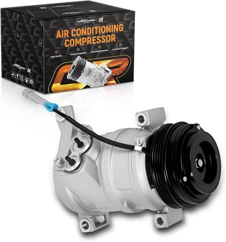 maXpeedingrods AC Air Compressor with Clutch for Chevrolet & GMC Models - Silverado, Suburban, Sierra, Avalanche, Express, Tahoe, Yukon, Escalade Replaces 10364873 in Kuwait