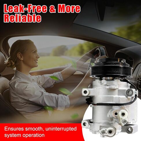 AC Compressor,Air Conditioner Compressor Replacement Fit for Chrysler 200 2011-2014, for Dodge Avenger 2011-2014, for Volkswagen Routan 2011-2014, Replace # 55111103AC, 55111103AD in Saudi Arabia