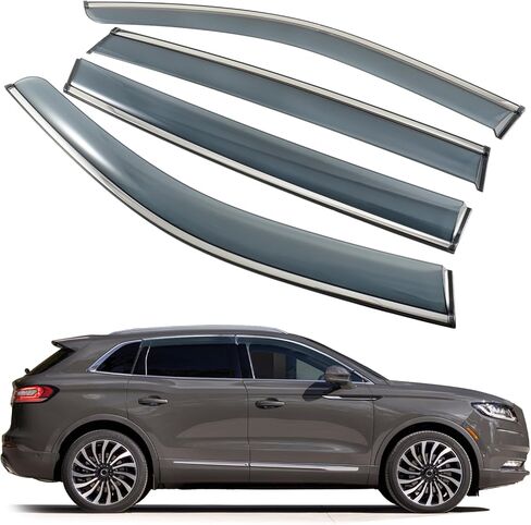Rain Guards Window Visors Shield Fit for Lincoln Nautilus 2019-2023, Fit for MKX 2016-2018, Side Window Visor Deflector in Saudi Arabia