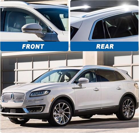 Rain Guards Window Visors Shield Fit for Lincoln Nautilus 2019-2023, Fit for MKX 2016-2018, Side Window Visor Deflector in Saudi Arabia