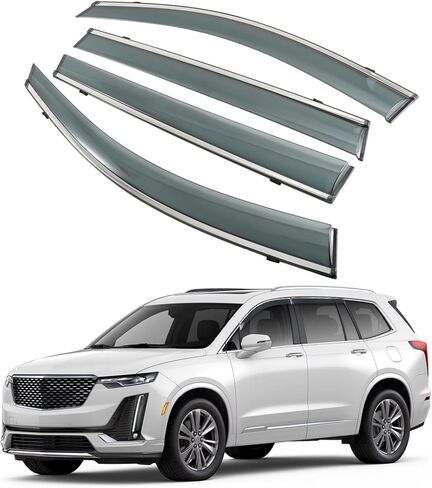 Rain Guards Window Visors Shield Fit for Lincoln Nautilus 2019-2023, Fit for MKX 2016-2018, Side Window Visor Deflector in Saudi Arabia