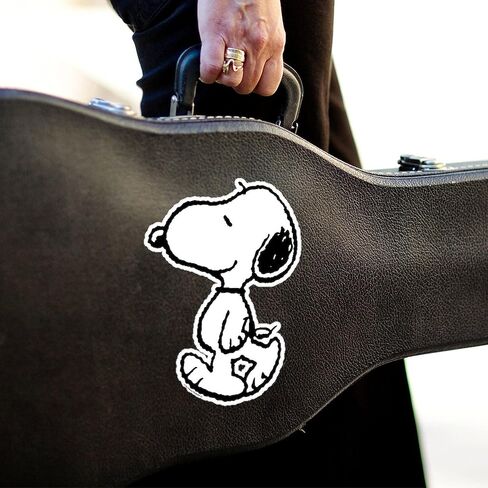 CafePress Snoopy Walking Left Large Die Cut Sticker, 8.75" x 8.75" Matte Finish in Kuwait