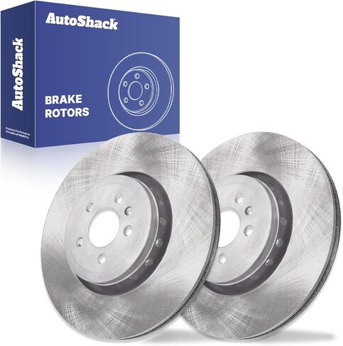 AutoShack Front Brake Rotors for Dodge & Chrysler, Charger 2014-2023 Challenger 2017-2022 300 2014-2021, AWD RWD V6 3.6L V8 5.7L 6.2L 6.4L - 14.57" (370 mm), 5-Lug in Kuwait