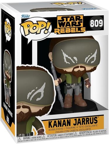 Funko Pop! Star Wars: Rebels - Kanan Jarrus - Collectable Vinyl Figure - Gift Idea - Official Merchandise - Toys for Kids & Adults - Star Wars Fans - Model Figure for Collectors and Display in Kuwait