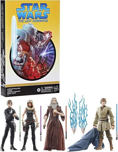 STAR WARS The Black Series The Last Command Luke Skywalker, Luuke, Joruus C'baoth, Mara Jade 6-Inch Action Figures in Kuwait