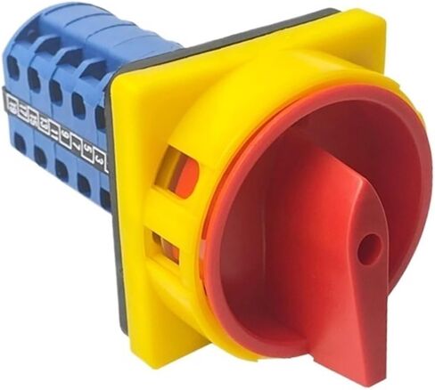 3 Positions 20A 690V ON-Off-ON Padlock 5 Poles Control Rotary Cam Changeover Switch Silver Contact YMW26 LW26GS in Saudi Arabia