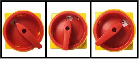 3 Positions 20A 690V ON-Off-ON Padlock 5 Poles Control Rotary Cam Changeover Switch Silver Contact YMW26 LW26GS in Saudi Arabia