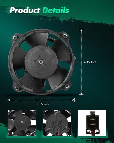 SCITOO Engine Cooling Fan Compatible with Replace#VA32-A101-62A, 30103018 in Kuwait