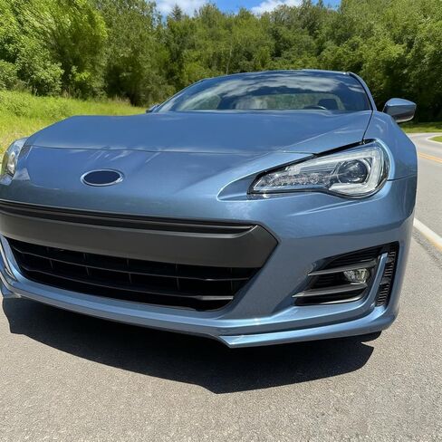 IKON MOTORSPORTS Front Bumper Grille, Compatible with 2017-2020 Subaru BRZ, OE Style Black ABS Plastic Replacement Front Bumper Grill Assembly in Kuwait