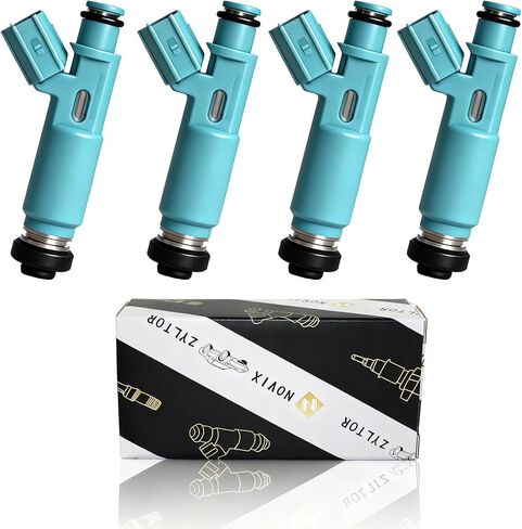 23250-28020,4 pcs Fuel Injectors 12 Holes fits Camry 2002-2003, Highlander 2001-2004, Solara 2002-2003, Rav4 2001-2003 Replaces 23250-0H010 23209-28020 in Saudi Arabia