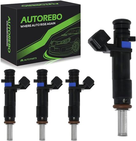 Fuel Injectors Set of 4 Compatible with Chevrolet Cruze 2011-2015, Cruze Limited 2016, Sonic 2012-2015, L4 1.8L # FJ1153 800-2189N 8002189N 55570284 25185231 in Saudi Arabia
