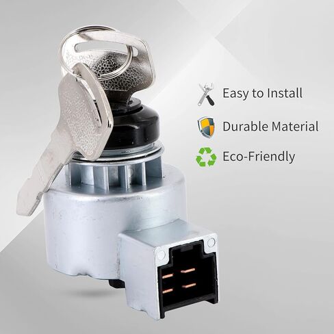 6C040-55452 Ignition Switch for Kubota Tractor B2100 B7500 B2400 B1700 B7510 B7610 B7800 Starter Switch with 2 Keys 6C040-55450 ELT20-0026 in Kuwait