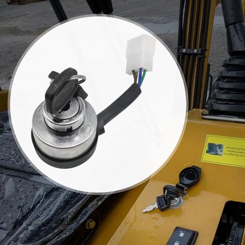 Ignition Switch Fit for AGT Mini Excavator H15R DHKG-H15, 4 Pin, with 2 Keys in Saudi Arabia