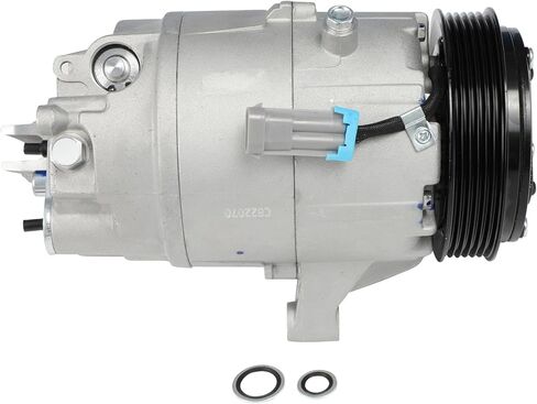 cciyu Air Conditioning Compressor Fit for Buick Allure LaCrosse for Chevrolet Impala Monte Carlo 3.8L 2004-2009 Replaces AC Compressor for Car 6 Grooves in Kuwait