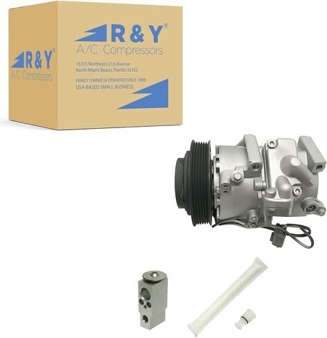 RYC Automotive Air Conditioning Compressor and Clutch Kit KT DG00-01 (Fits Acura RL 3.5L, 3.7L 2005, 2006, 2007, 2008, 2009, 2010, 2011, 2012) in Kuwait