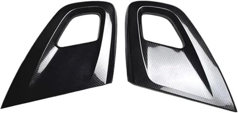 Carbon Fiber Car Door Armrest Panel Trim Cover Inside Door Grip Handle, Compatible for Hyundai Veloster 2011-2016 in Saudi Arabia