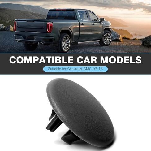 قطعتان من غطاء مسند الذراع، متوافق مع 2007 2019 Chevy Tahoe Suburban GMC Yukon Cadillac Escalade، يستبدل OEM#15279689، مسند ذراع المقعد الخلفي الأيسر أو الأيمن (أسود) in Kuwait