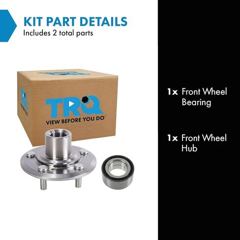 TRQ Front Wheel Bearing and Hub Assembly Kit 2 Piece Compatible with 2007-09 Acura RDX 2010-12, SH-AWD 2013-18 RDX AWD 2007-11 Honda CR-V 4WD 2012-17 CR-V AWD in Kuwait